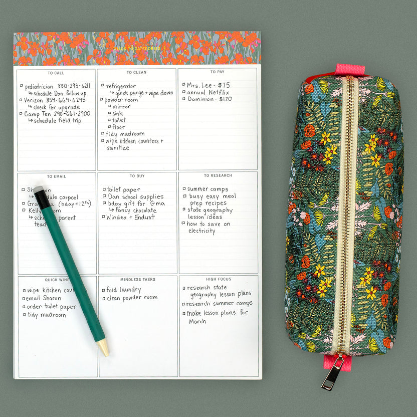 Chaos to Categories Notepad | Laurel Denise Quick List Pad | laurel denise