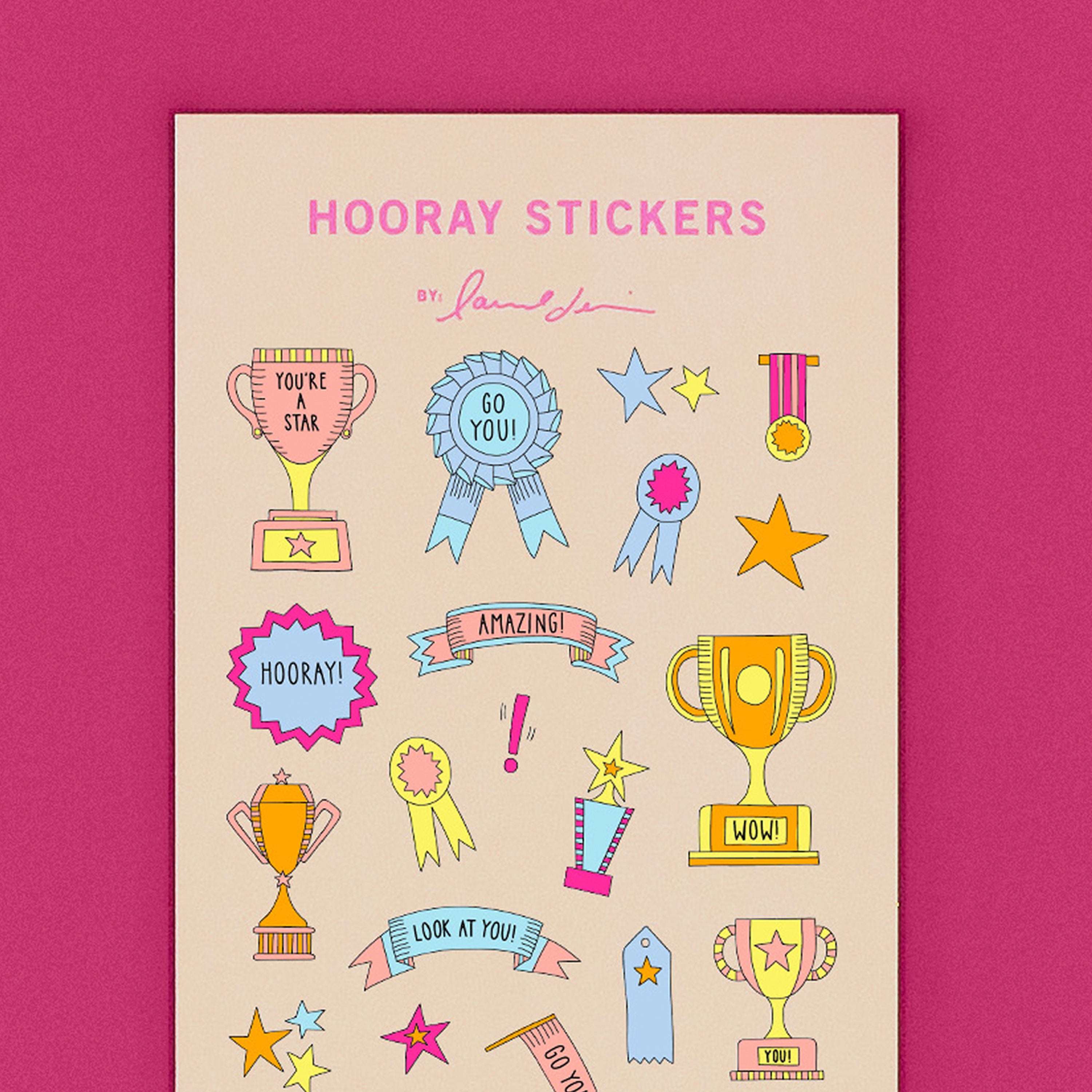 Hooray Stickers