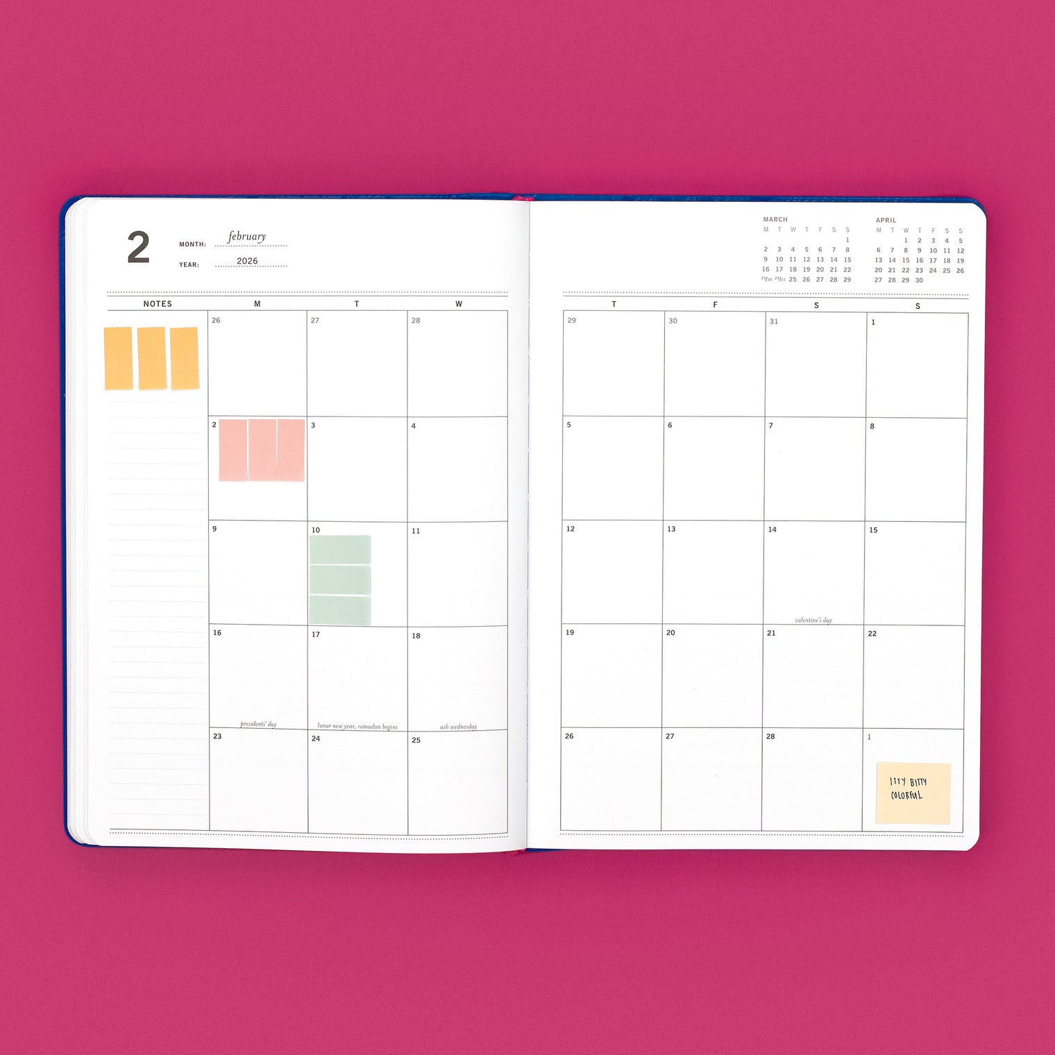 IN HORIZONTAL/VERTICAL WEEK (BOOKBOUND)