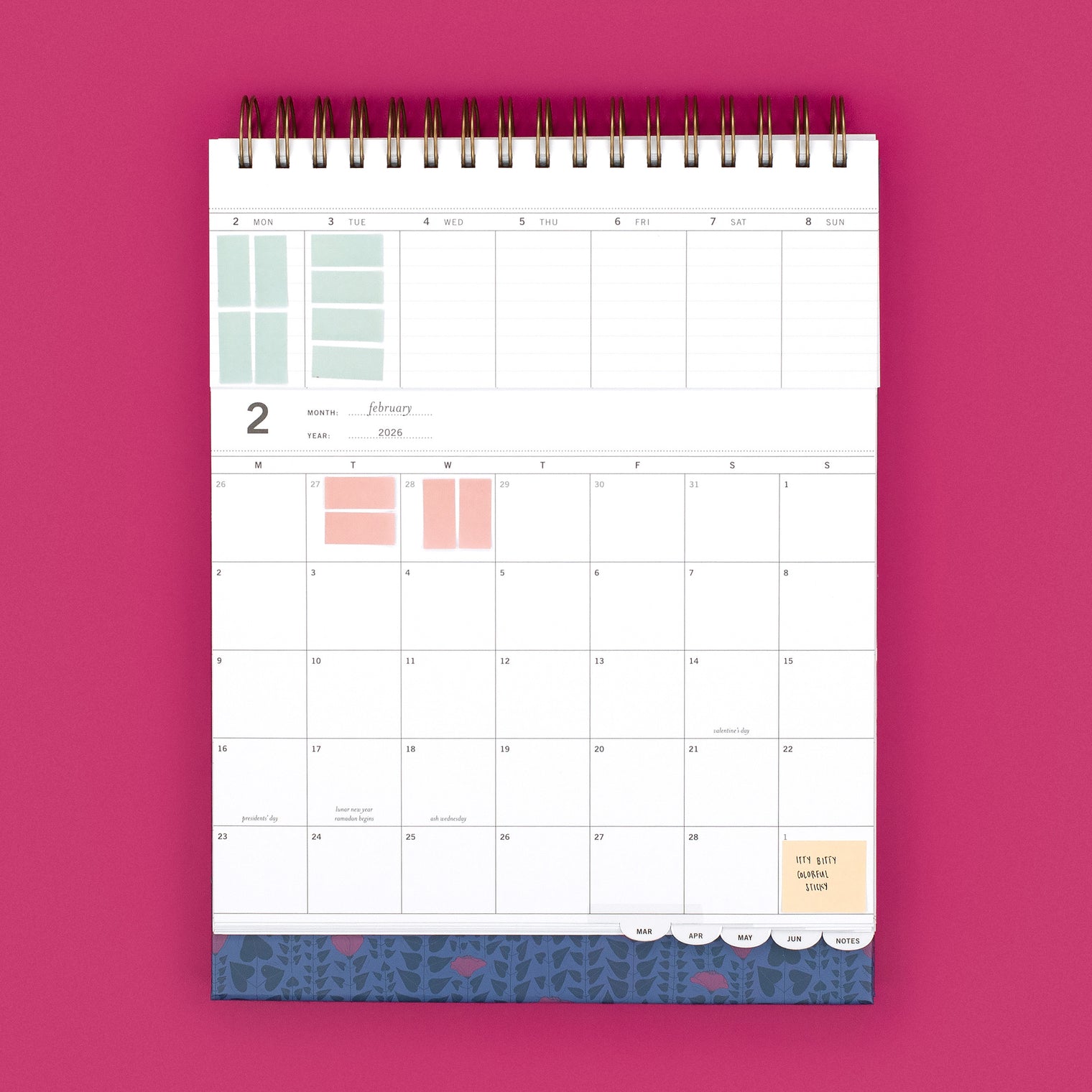 IN POP-UP WEEK + MONTH