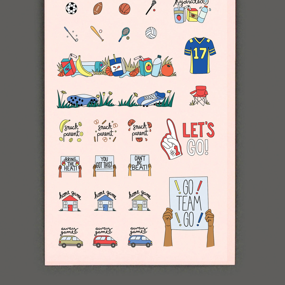 Go Call Sticker Go Team Stickers | laurel denise
