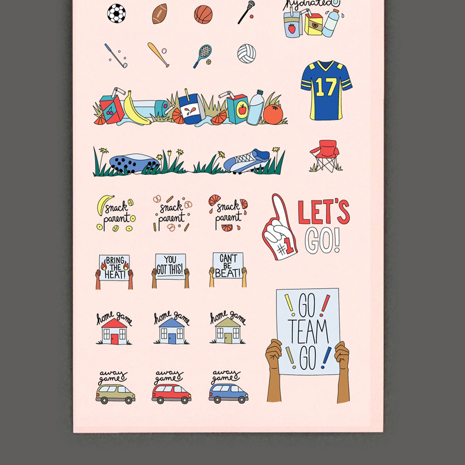 Go Team Stickers