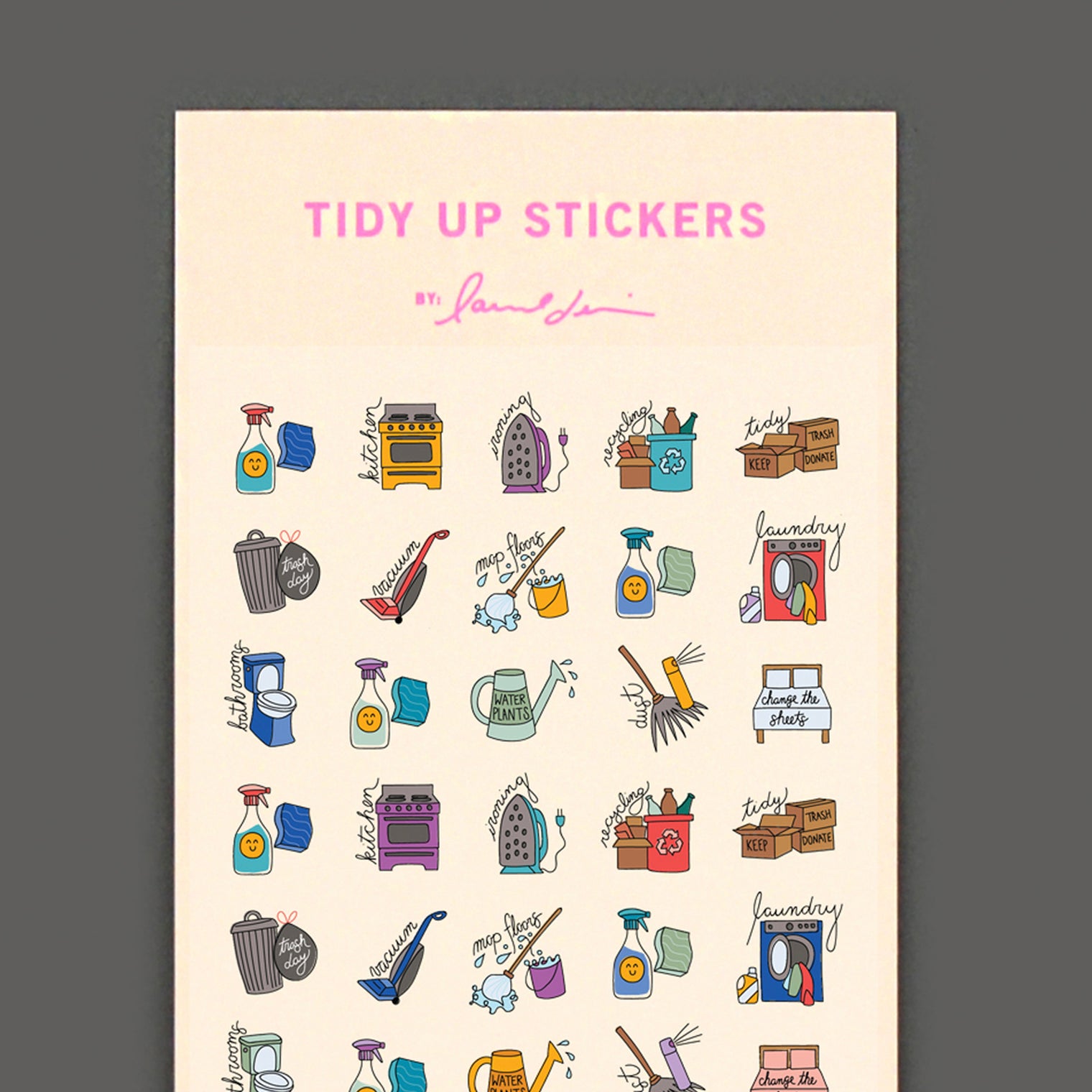 Tidy Up Stickers