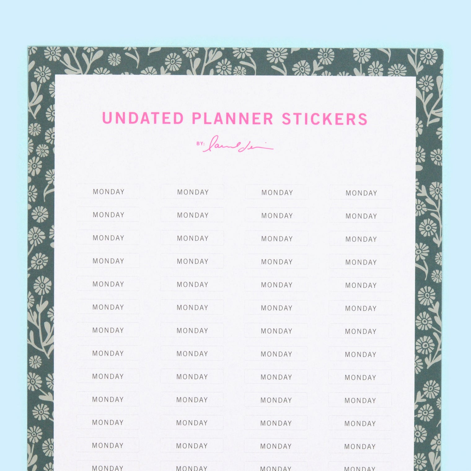 2024-2026 Universal Planner Stickers