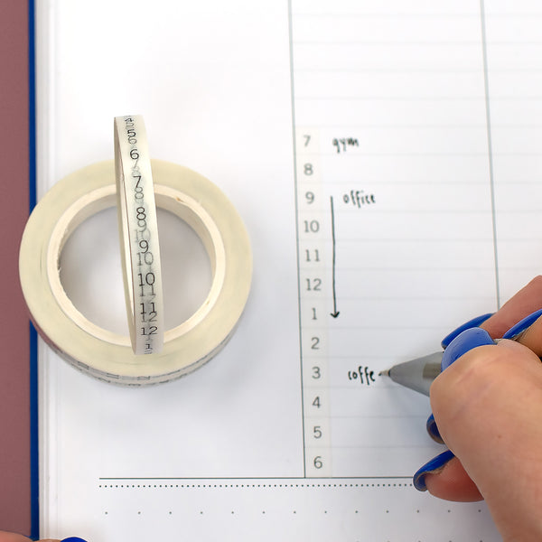 Condensed Time Washi Tape